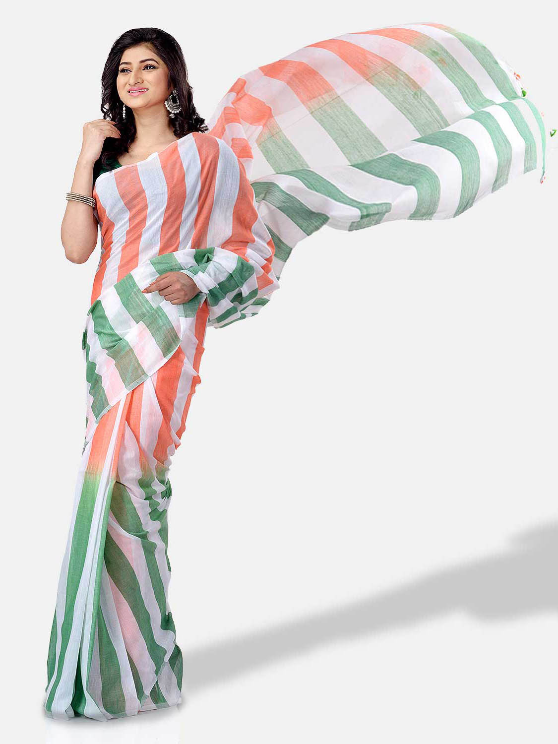 Tri colour saree for independence day outlet
